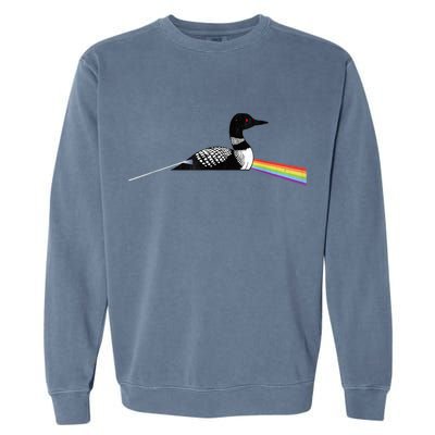 Original Classic Dark Side Of The Loon Bird Watching Garment-Dyed Sweatshirt