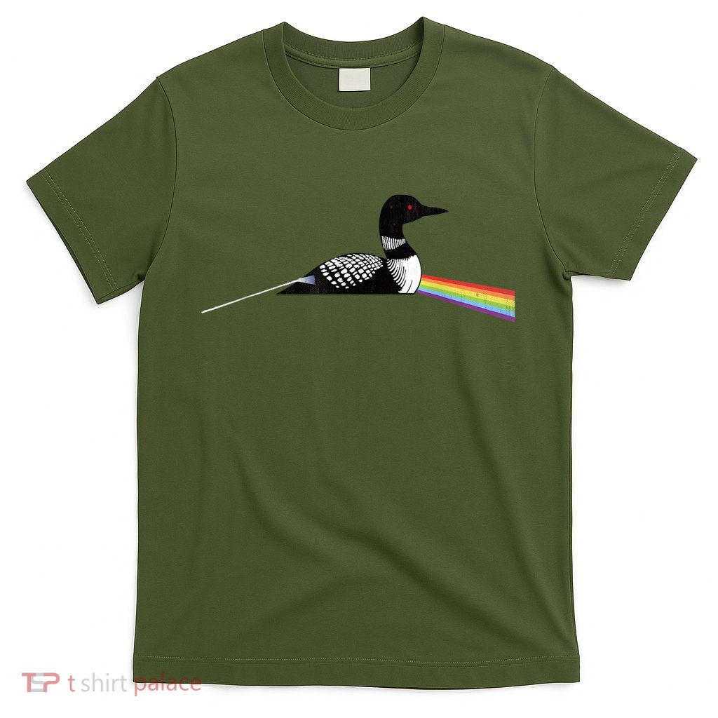 Original Classic Dark Side Of The Loon Bird Watching T-Shirt