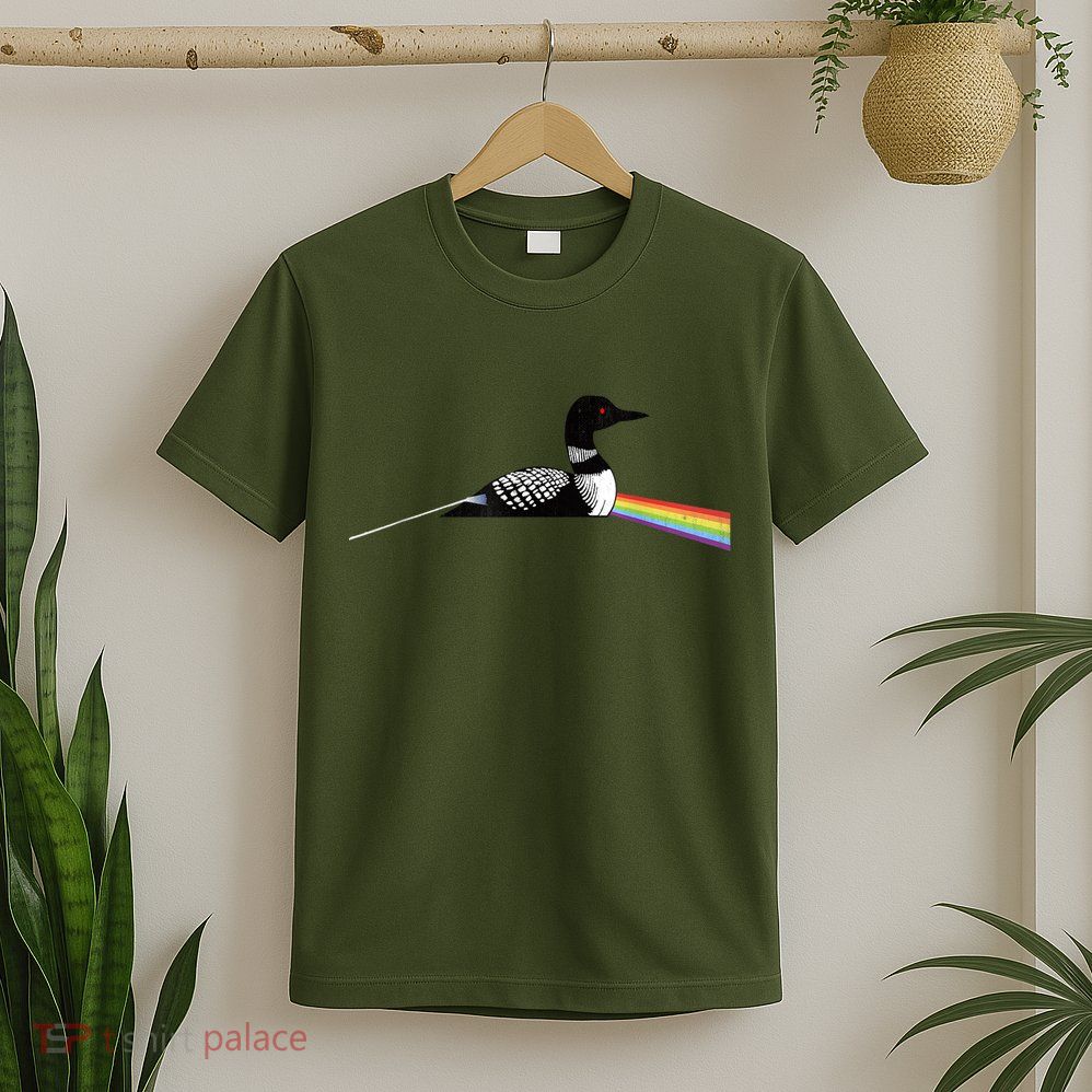 Original Classic Dark Side Of The Loon Bird Watching T-Shirt