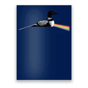 Original Classic Dark Side Of The Loon Bird Watching Poster