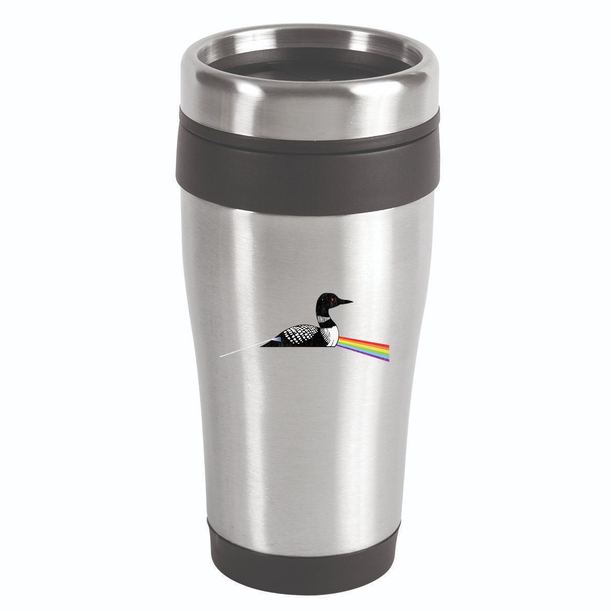 Original Classic Dark Side Of The Loon Bird Watching 16oz Travel Tumbler