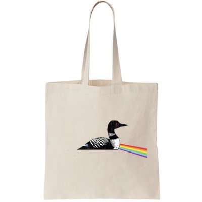 Original Classic Dark Side Of The Loon Bird Watching Tote Bag