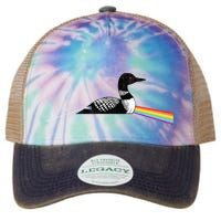Original Classic Dark Side Of The Loon Bird Watching Legacy Tie Dye Trucker Hat