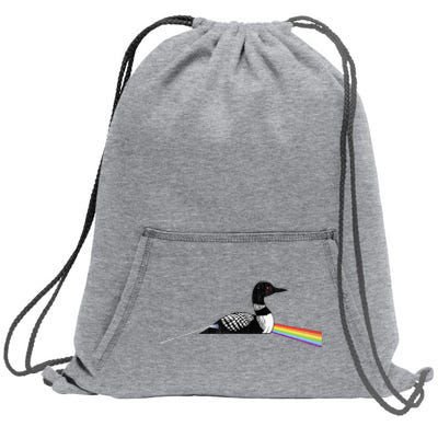 Original Classic Dark Side Of The Loon Bird Watching Sweatshirt Cinch Pack Bag