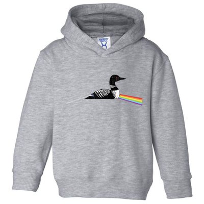 Original Classic Dark Side Of The Loon Bird Watching Toddler Hoodie