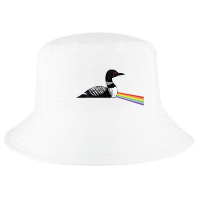 Original Classic Dark Side Of The Loon Bird Watching Cool Comfort Performance Bucket Hat