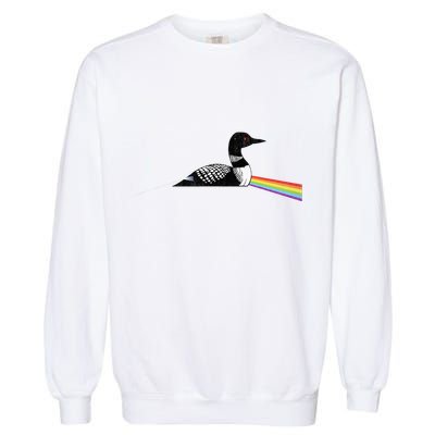 Original Classic Dark Side Of The Loon Bird Watching Garment-Dyed Sweatshirt