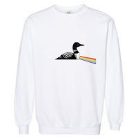 Original Classic Dark Side Of The Loon Bird Watching Garment-Dyed Sweatshirt