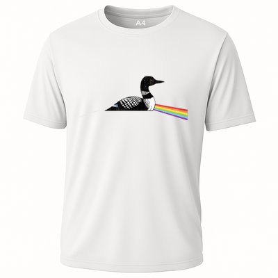 Original Classic Dark Side Of The Loon Bird Watching Performance Shirt