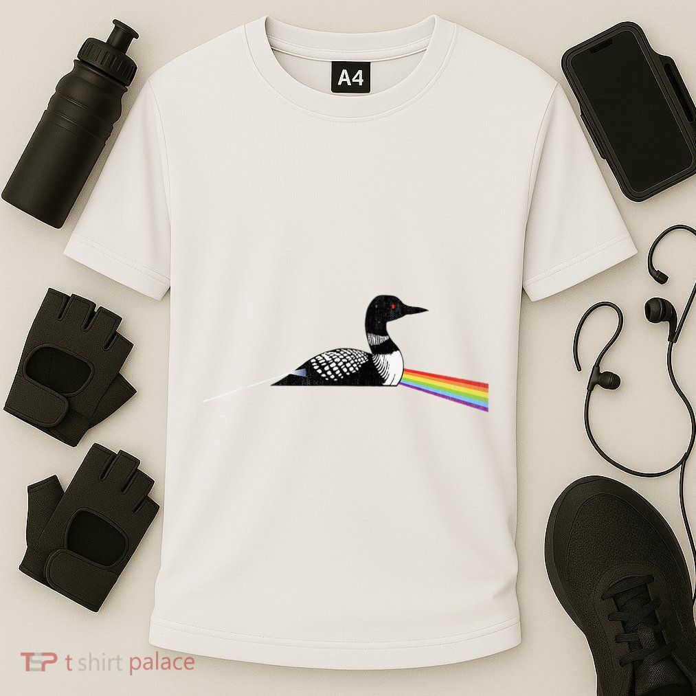 Original Classic Dark Side Of The Loon Bird Watching Performance Shirt