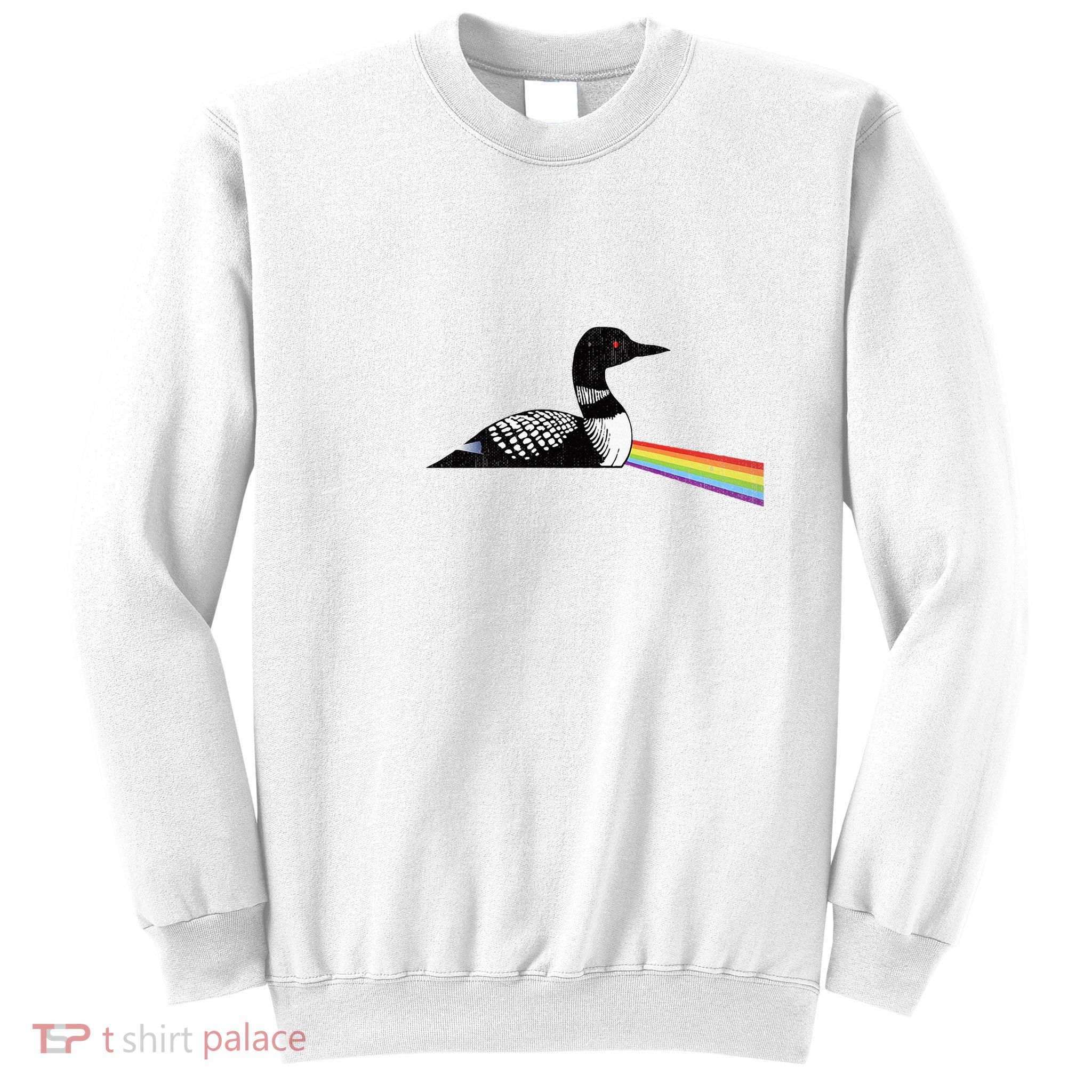 Original Classic Dark Side Of The Loon Bird Watching Sweatshirt