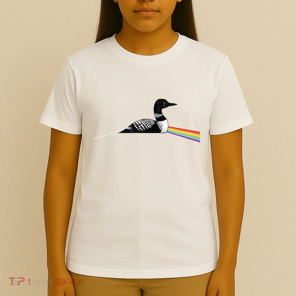 Original Classic Dark Side Of The Loon Bird Watching T-Shirt