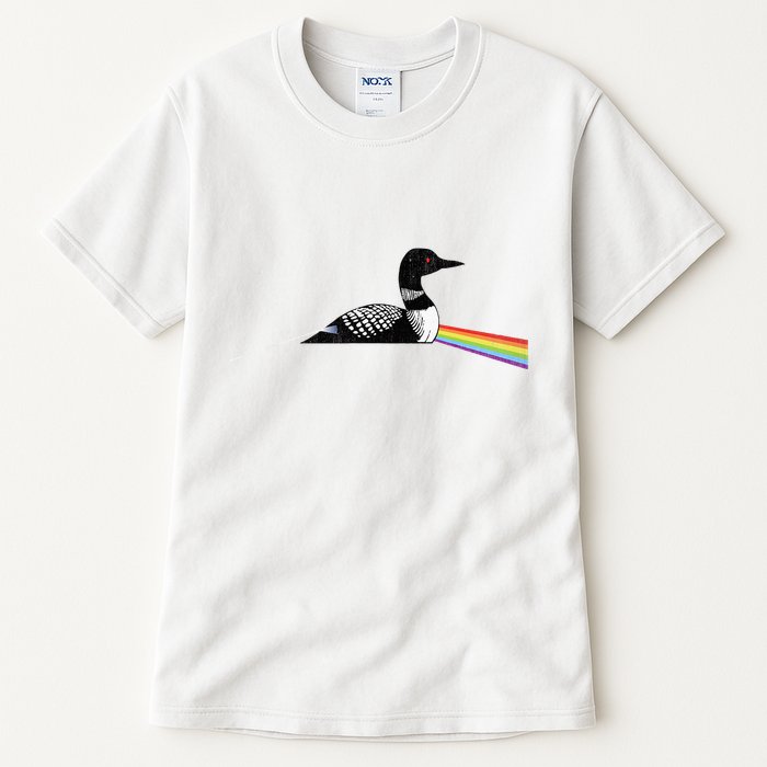 Original Classic Dark Side Of The Loon Bird Watching Tall T-Shirt