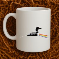 Original Classic Dark Side Of The Loon Bird Watching Mug