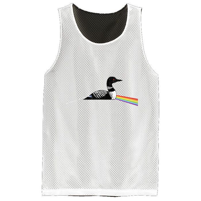 Original Classic Dark Side Of The Loon Bird Watching Mesh Reversible Basketball Jersey Tank