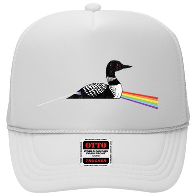 Original Classic Dark Side Of The Loon Bird Watching Trucker Hat