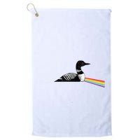 Original Classic Dark Side Of The Loon Bird Watching Golf Towel