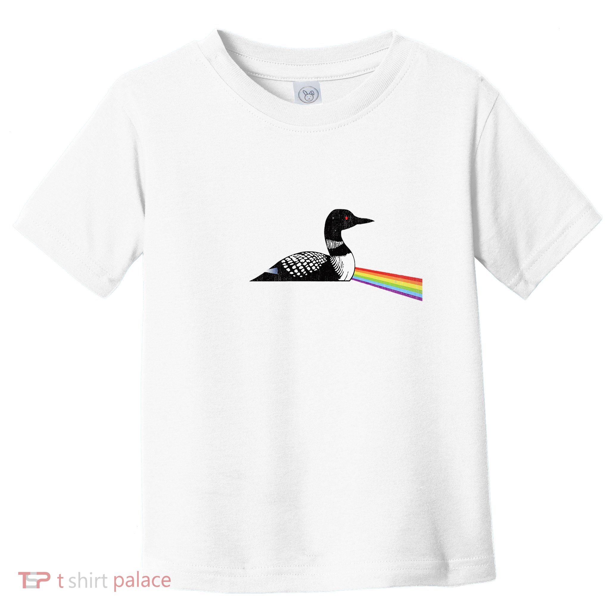 Original Classic Dark Side Of The Loon Bird Watching Toddler T-Shirt