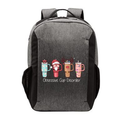 Obsessive Cup Disorder Cute Christmas Funny Vector Backpack