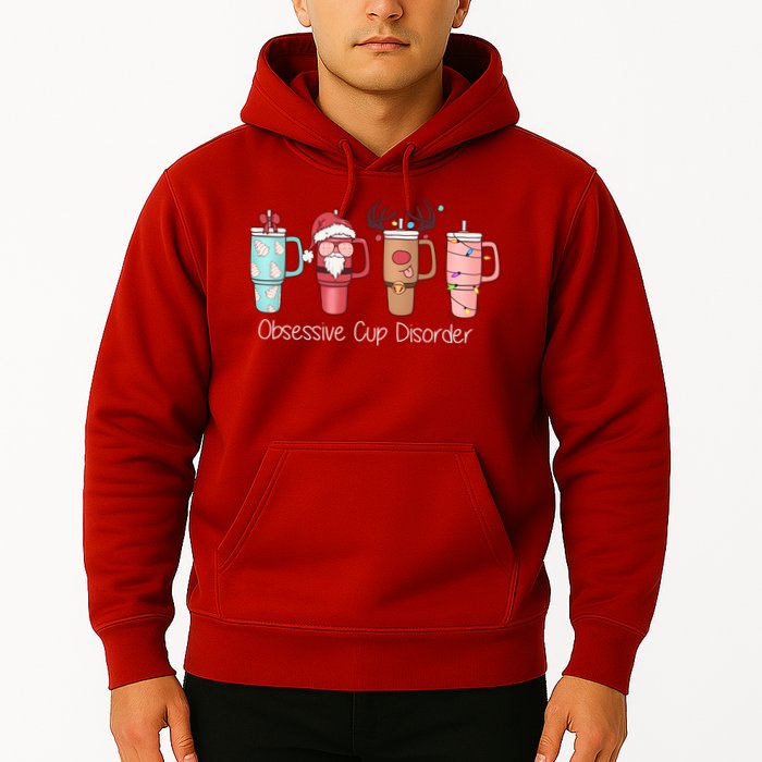 Obsessive Cup Disorder Cute Christmas Funny Hoodie