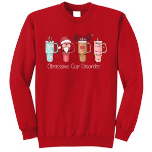 Obsessive Cup Disorder Cute Christmas Funny Sweatshirt