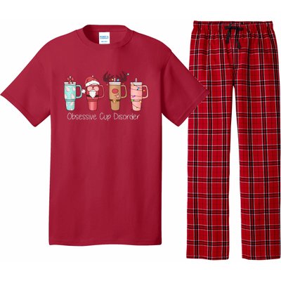 Obsessive Cup Disorder Cute Christmas Funny Pajama Set