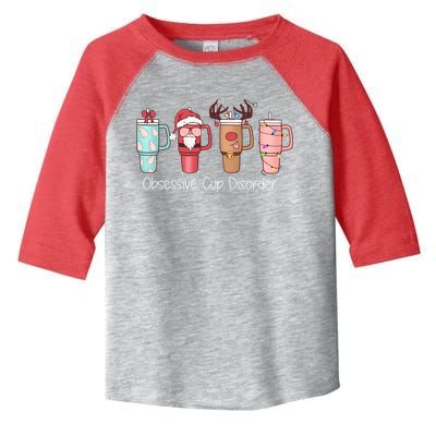 Obsessive Cup Disorder Cute Christmas Funny Toddler Fine Jersey T-Shirt