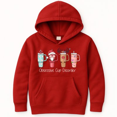 Obsessive Cup Disorder Cute Christmas Funny Kids Hoodie