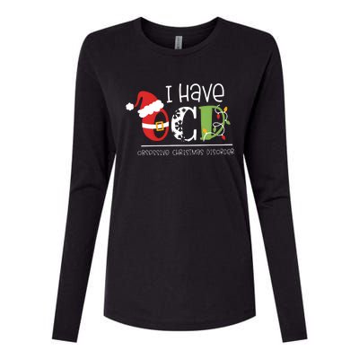 Obsessive Cup Disorder Christmas Ocd Womens Cotton Relaxed Long Sleeve T-Shirt