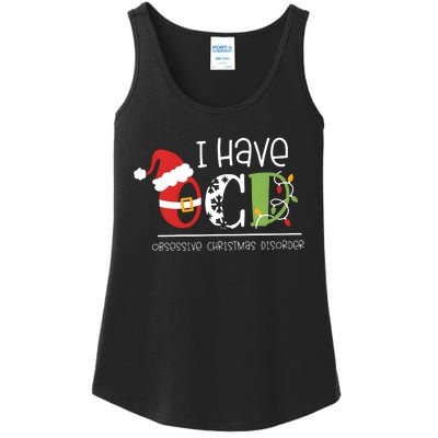 Obsessive Cup Disorder Christmas Ocd Ladies Essential Tank