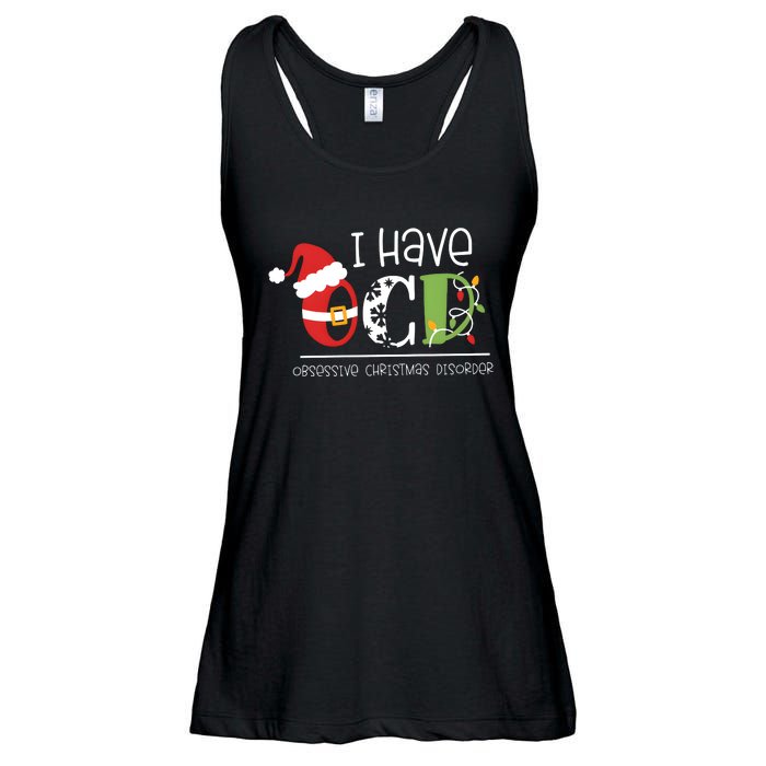 Obsessive Cup Disorder Christmas Ocd Ladies Essential Flowy Tank