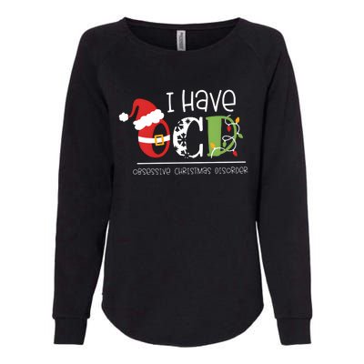 Obsessive Cup Disorder Christmas Ocd Womens California Wash Sweatshirt