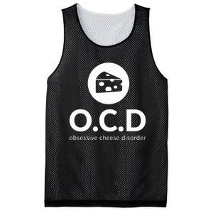 Obsessive Cheese Disorder Funny Cheese Lover Mesh Reversible Basketball Jersey Tank