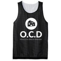 Obsessive Cheese Disorder Funny Cheese Lover Mesh Reversible Basketball Jersey Tank