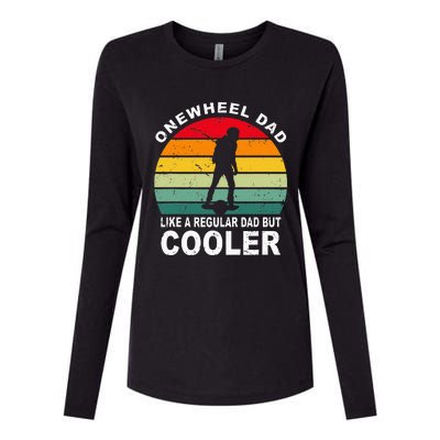 Onewheel Cool Dad One Wheel Womens Cotton Relaxed Long Sleeve T-Shirt