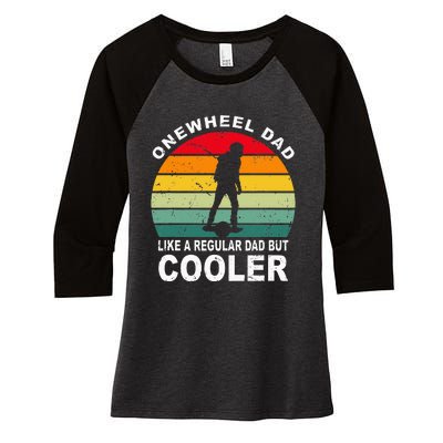 Onewheel Cool Dad One Wheel Women's Tri-Blend 3/4-Sleeve Raglan Shirt