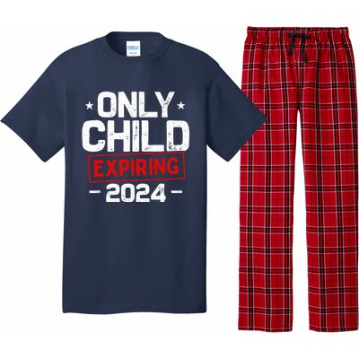 Only Child Expiring 2024 For New Big Brother Or Sister Pajama Set