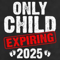 Only Child Expiring 2025 Big Brother Promoted To Big Bro 7 Panel Mesh Trucker Snapback Hat