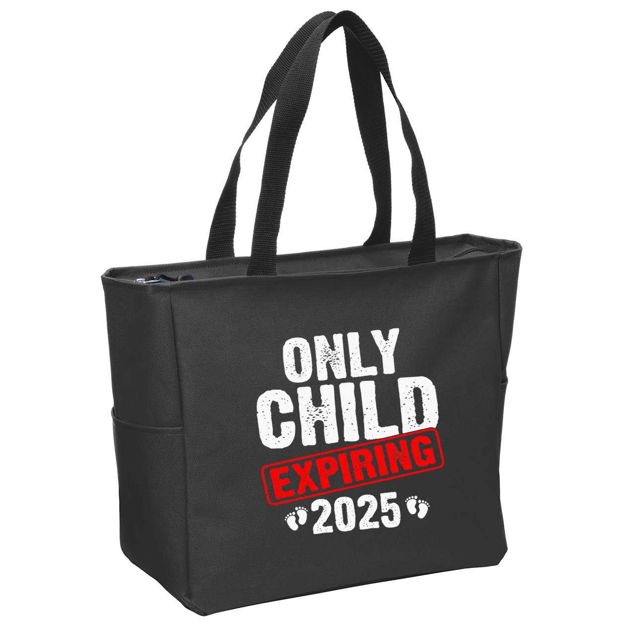 Only Child Expiring 2025 Big Brother Promoted To Big Bro Zip Tote Bag