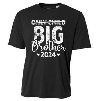 Only Child Expiring 24 For New Big Brother Or Sister Cooling Performance Crew T-Shirt