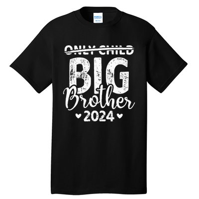 Only Child Expiring 24 For New Big Brother Or Sister Tall T-Shirt