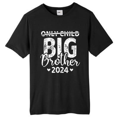 Only Child Expiring 24 For New Big Brother Or Sister Tall Fusion ChromaSoft Performance T-Shirt