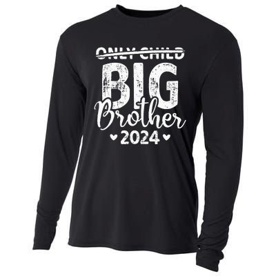 Only Child Expiring 24 For New Big Brother Or Sister Cooling Performance Long Sleeve Crew