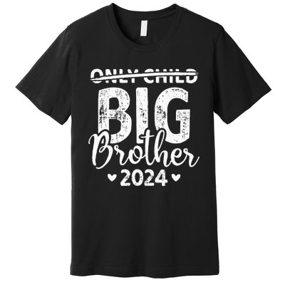 Only Child Expiring 24 For New Big Brother Or Sister Premium T-Shirt