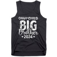 Only Child Expiring 24 For New Big Brother Or Sister Tank Top