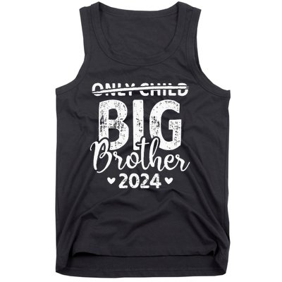 Only Child Expiring 24 For New Big Brother Or Sister Tank Top