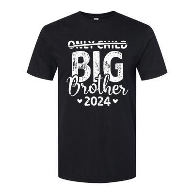 Only Child Expiring 24 For New Big Brother Or Sister Softstyle CVC T-Shirt