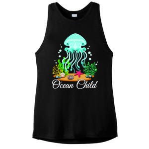 Ocean Child Ladies PosiCharge Tri-Blend Wicking Tank