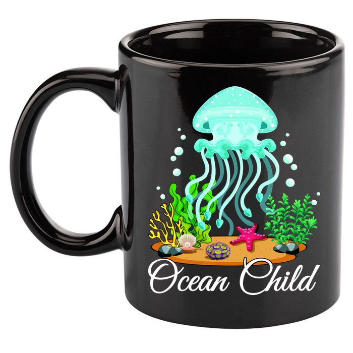 Ocean Child 11oz C Handle Ceramic Mug