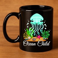 Ocean Child 11oz C Handle Ceramic Mug